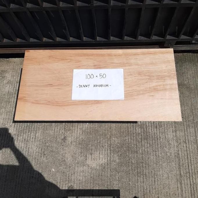 Alas Triplek Triplek Aquarium 100X50Cm Tebal 8Mm