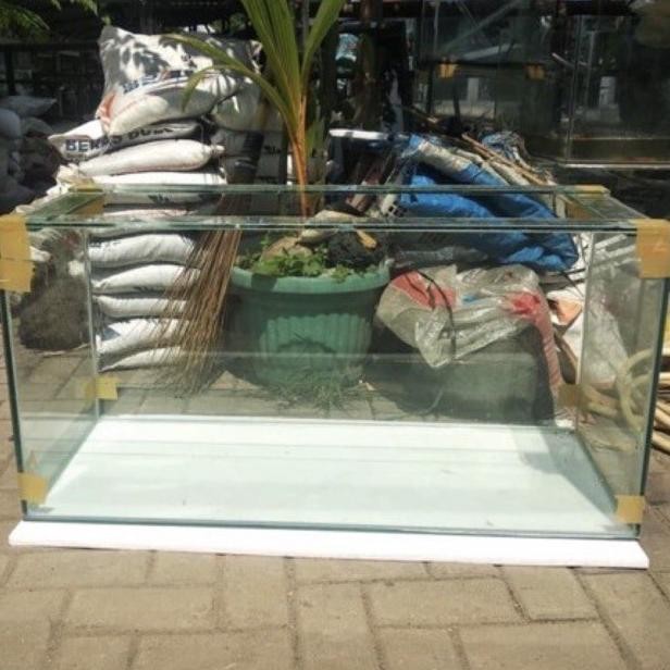 Aquarium Kaca Ukuran 100X40X50Cm Kaca 8Mm Full