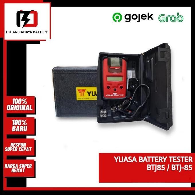 YUASA DIGITAL BATTERY TESTER BTJ85 / BTJ-85 / CHARGING MURAH