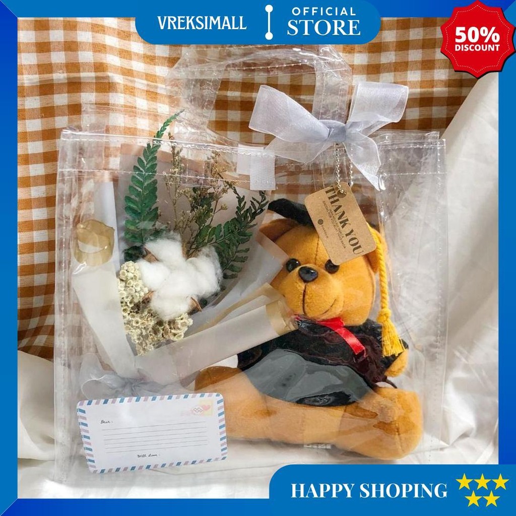 

Hampers Buket Edelweiss With Boneka In Bag Byanisa Cod