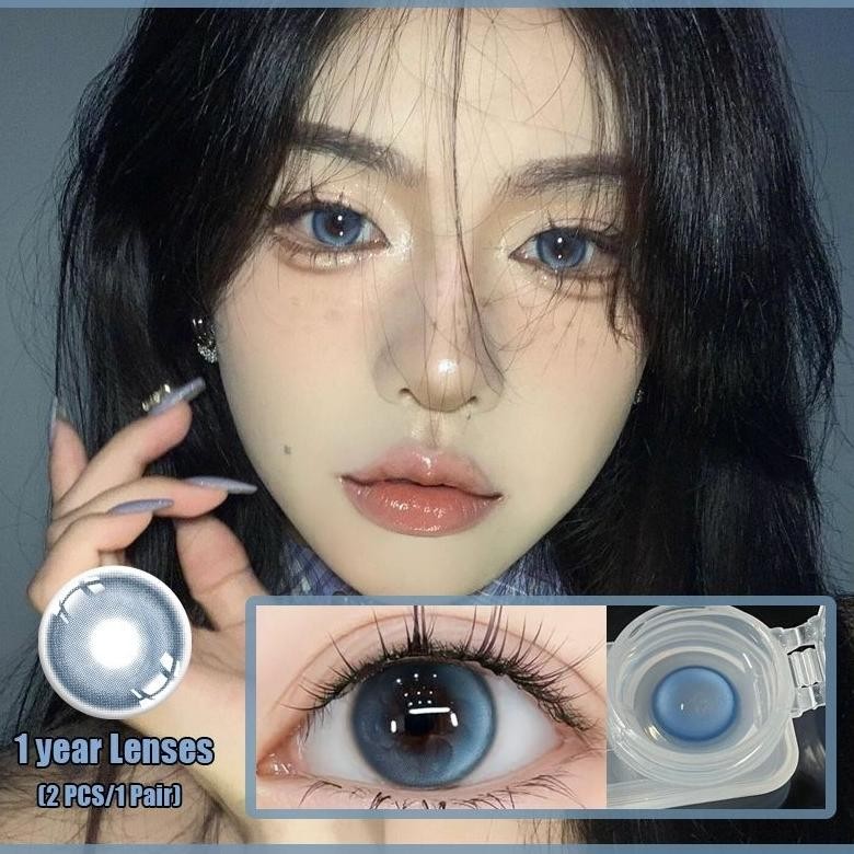 Softlens Karakter Cosplay Blue Coconut Milk Berkualitas