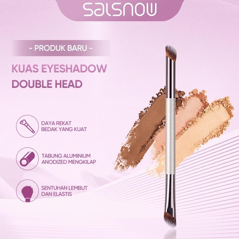 

baru kuas makeup 2in1 double end - kuas kontur & eyeshadow blending premium hijab friendly