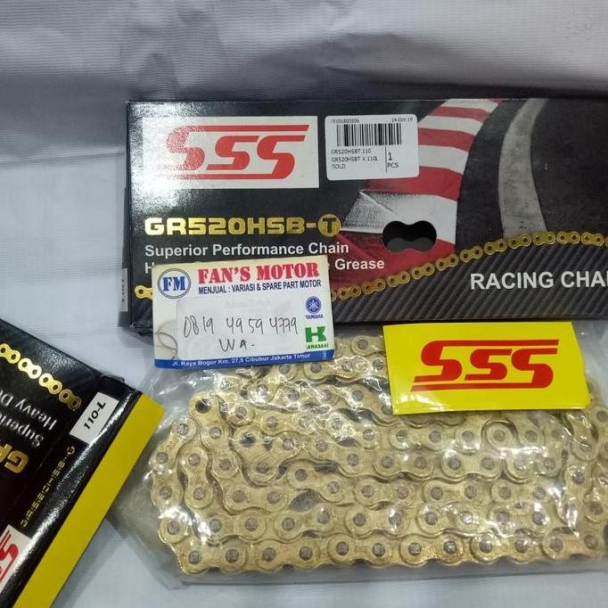 RANTAI SSS 520 110 NINJA250 CBR250 TER