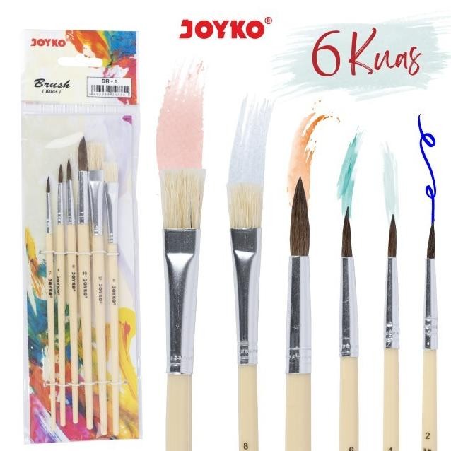

baru 12 set kuas lukis br-1 - kuas melukis artist watercolor acrylic oil lengkap