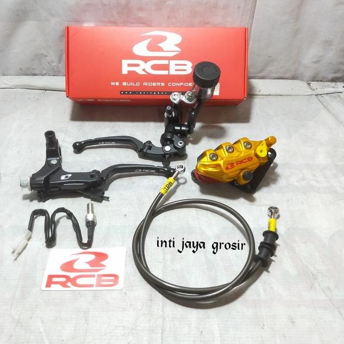 Master Rem RCB S1 set Kaliper Depan RCB Selang Rem Depan Vixion R15