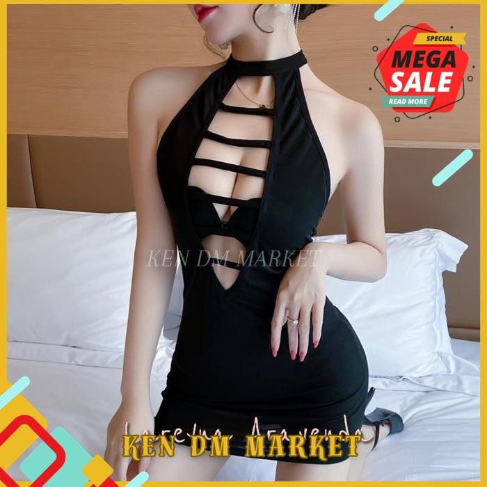 SET LINGERIE + CD SEKSI FANTASY GAUN MALAM IKAT LG122 HIGHT CLASS 