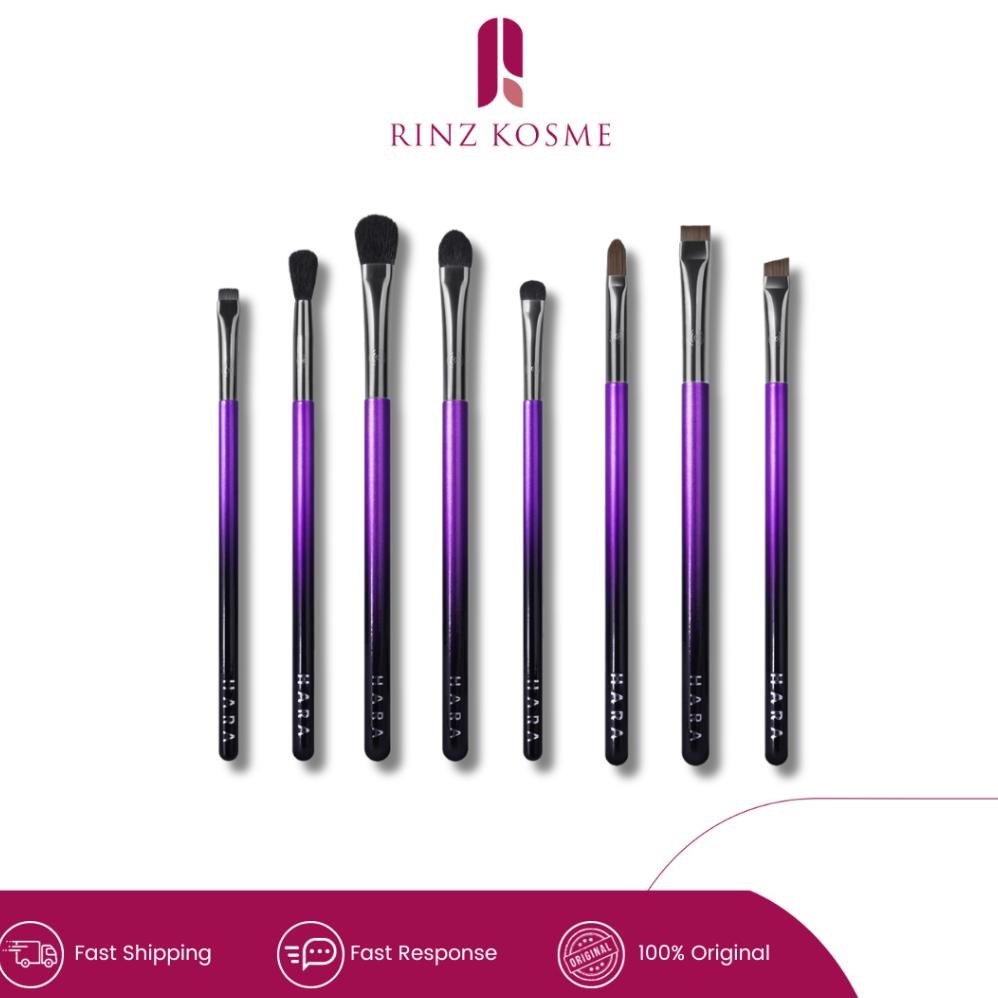 

baru set kuas haquhara original - brush makeup + tas pouch