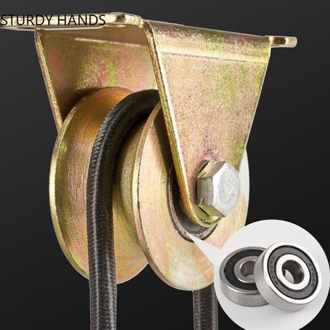 baru 50mm Roda Rel U&V / Roda Gerbang Pagar / Roda Gerbang Pagar Besi / Dukungan Yang Lebih Tebal