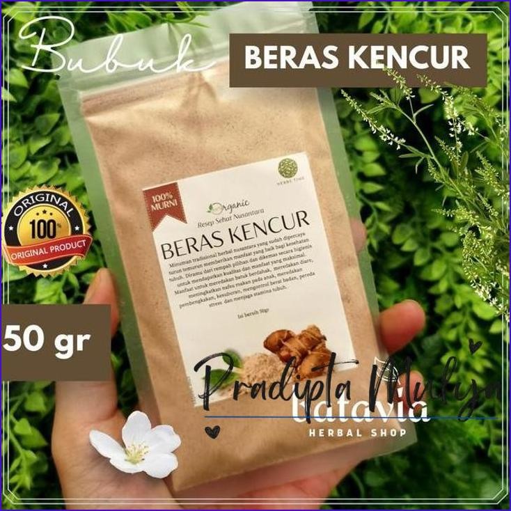 

Gass.! Beras Kencur Murni Bubuk Organik Tanpa Gula 50Gr Premium Herbs Time