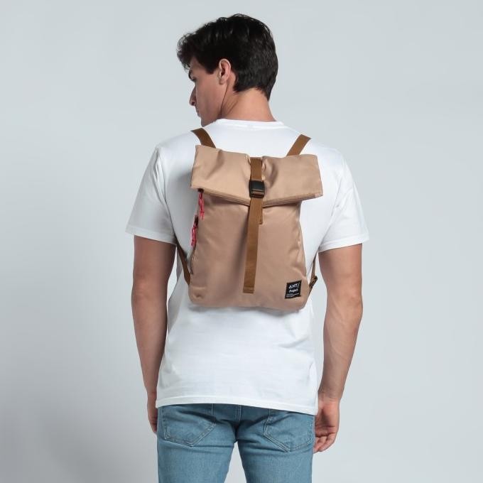 (Expert) Tas Ransel Pria Wanita Bisa Selempang Buat Kuliah Tas Laptop 14 inch