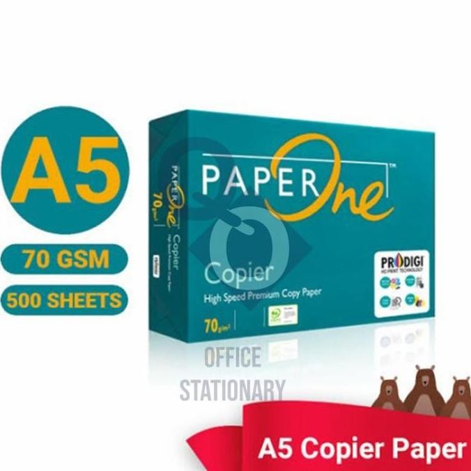 

NEW Kertas HVS a5 70gr Paperone / Paper One 1 Karton Khusus Gojek