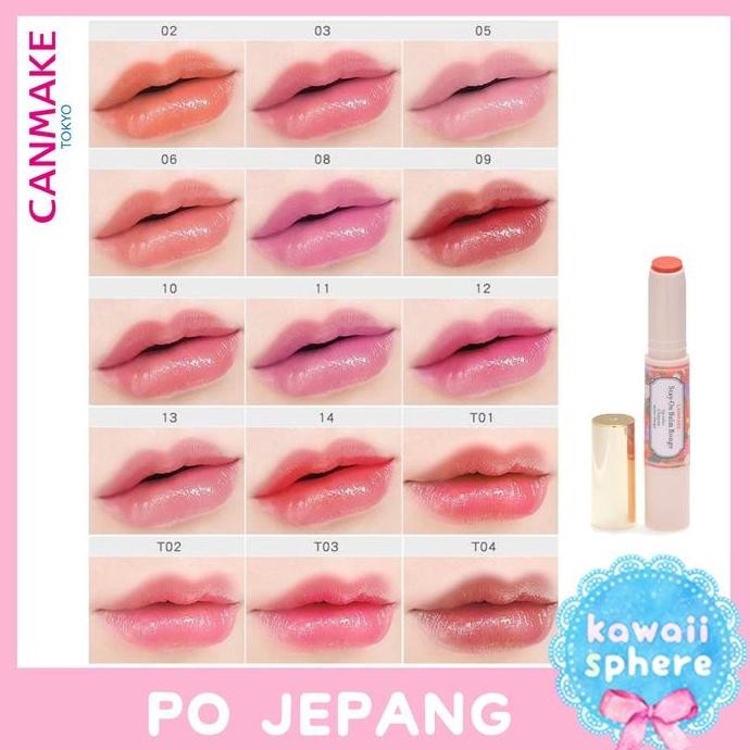 BEBAS ONGKIR - Canmake Stay-on Balm Rouge | Lip Balm | PO Jepang