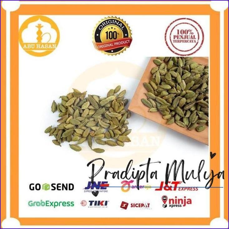 

Baru..!! Kapulaga Hijau Premium Saudi 100Gr / Kapolaga/ Kapol/ Green Cardamom