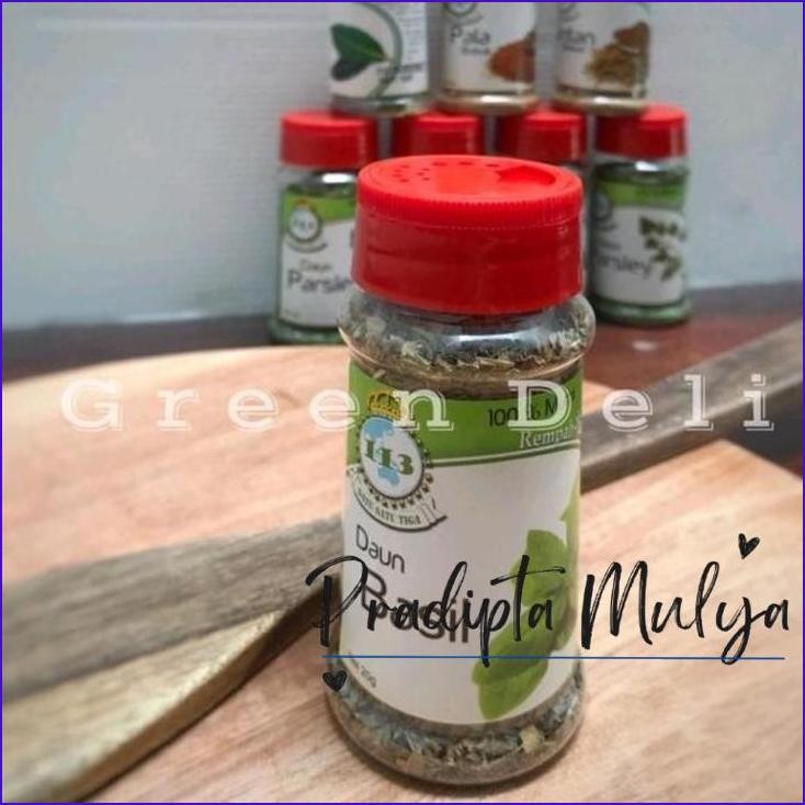 

Masih Ready Djelita 113 Daun Basil Leaves / Dried Basil