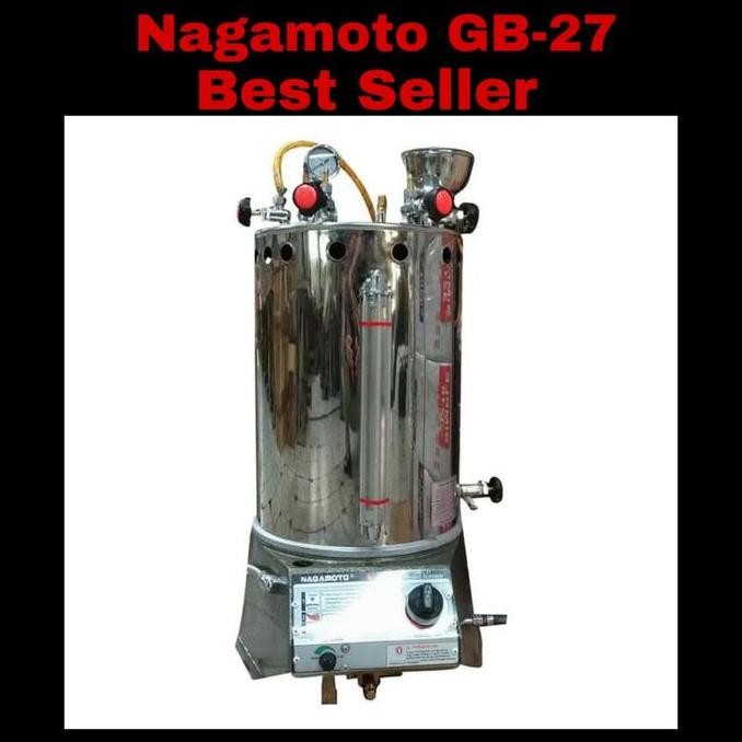 Setrika Uap Gas Boiler Nagamoto kapasitas 25 liter
