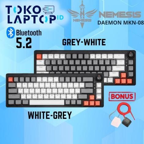NYK Nemesis Daemon MKN08 / MKN-08 Wireless Mechanical Keyboard Gaming