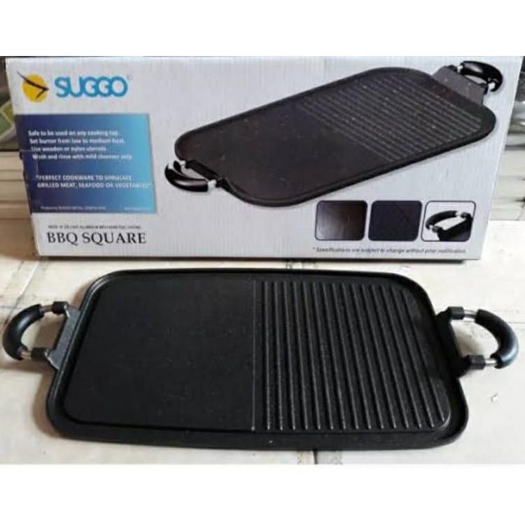 Multi Grill Pan Wajan Barbeque Panggangan Teflon Shabu Alat Bbq Fancy Multi Anti Lengket Godenpany H