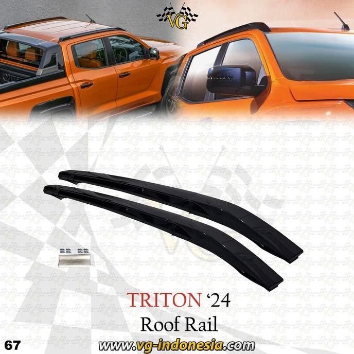 TERBARU - ROOF RAIL ROOFRAIL ROOF RACK RAIL NEW TRITON 2024