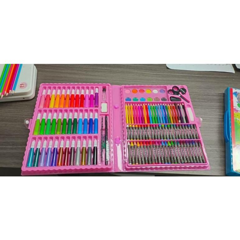 

Alat Tulis Set Isi 150 Pcs Mewarnai Dan Menggambar Anak Set Lengkap Crayon Krayon Sekolah Tk Viral