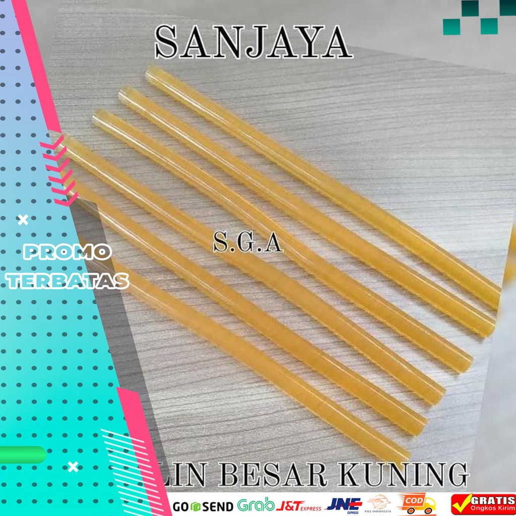 GOSEND ISI LEM TEMBAK BESAR KUNING / ALAT LEM LILIN BESAR KNG (1 KG)