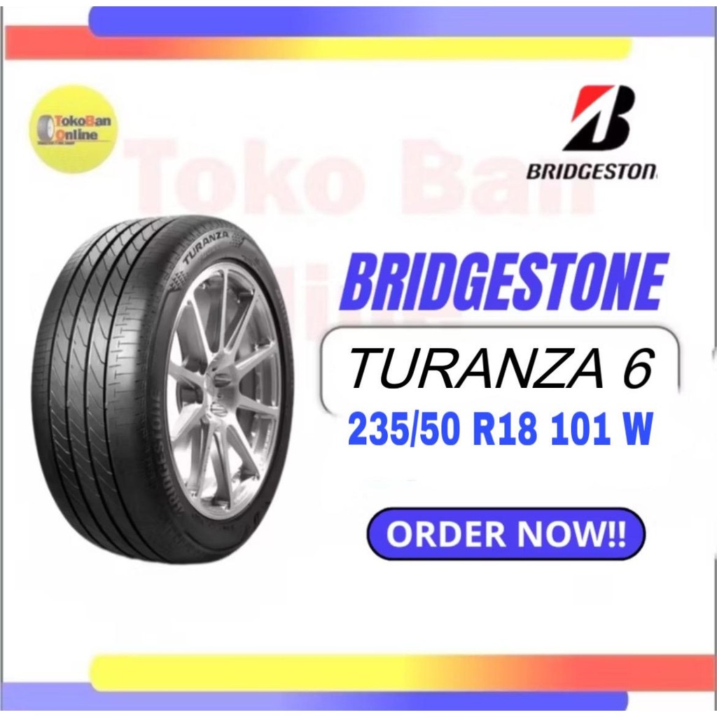 Ban Bridgestone BS 235/50R18 23550R18 235/50/18 23550 235/50 R18 R 18 TURANZA 6 TURANZA6