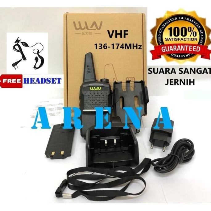 TERBARU - Walkie Talkie HT WLN PRO Two Way VHF Radio Long Range ASLI BERHOLOGRAM