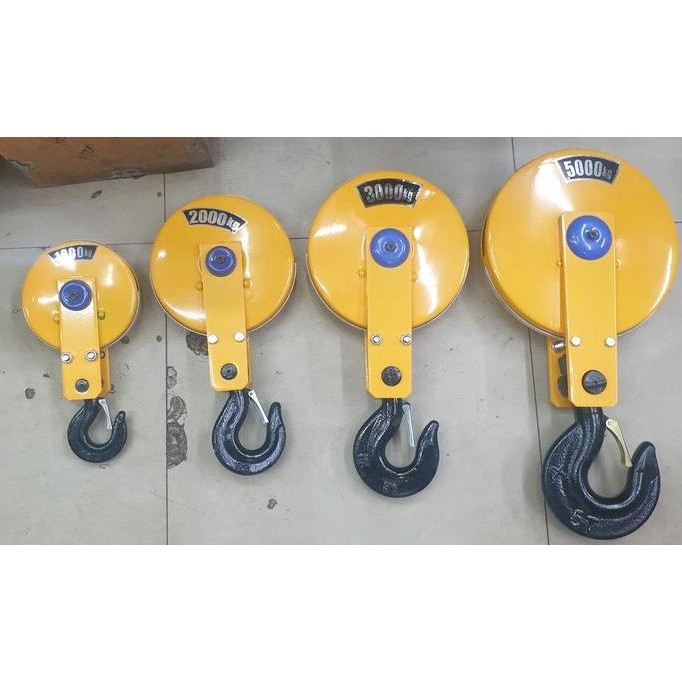 HOT SALE Bottom Hook 1 Ton Hoist / Hook Wire Rope Hoist 1000kg