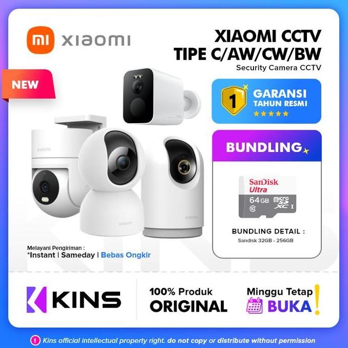 XIAOMI CCTV C200 / C300 / C400 / C500 PRO / AW200 / AW300 /CW300 / CW400 / BW300 OUTDOOR INDOOR CCTV