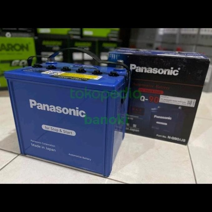 Aki mobil vellfire Panasonic Q90 q90 Made in Japan MURAH