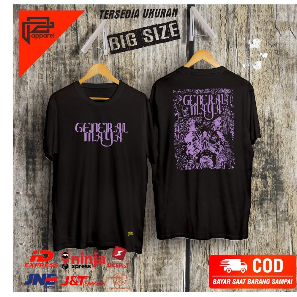 Promo Kaos Distro General Maya Terbaru Atasan Pakaian Pria Big Size Jumbo