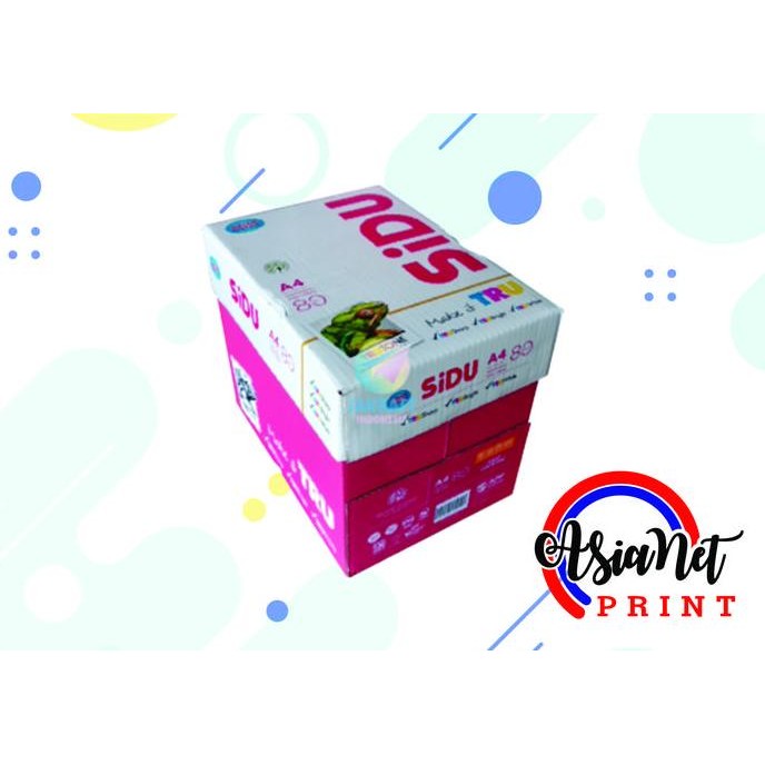 

NEW Kertas HVS Sidu A4 80 gr 1 Box