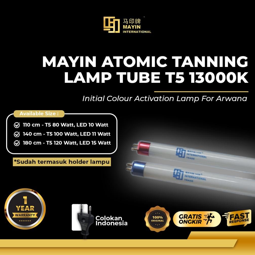 MAYIN Atomic Tanning Lamp Tube T5 flourescent 13k Ikan Arowana