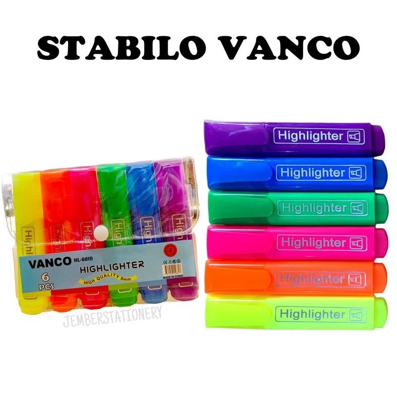 

(6Pcs) Stabilo Vanco Hl-6810 Ready