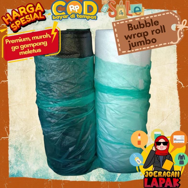 

Bubble Wrap Roll Jumbo Putih Hitam Premium Murah Packing Viral