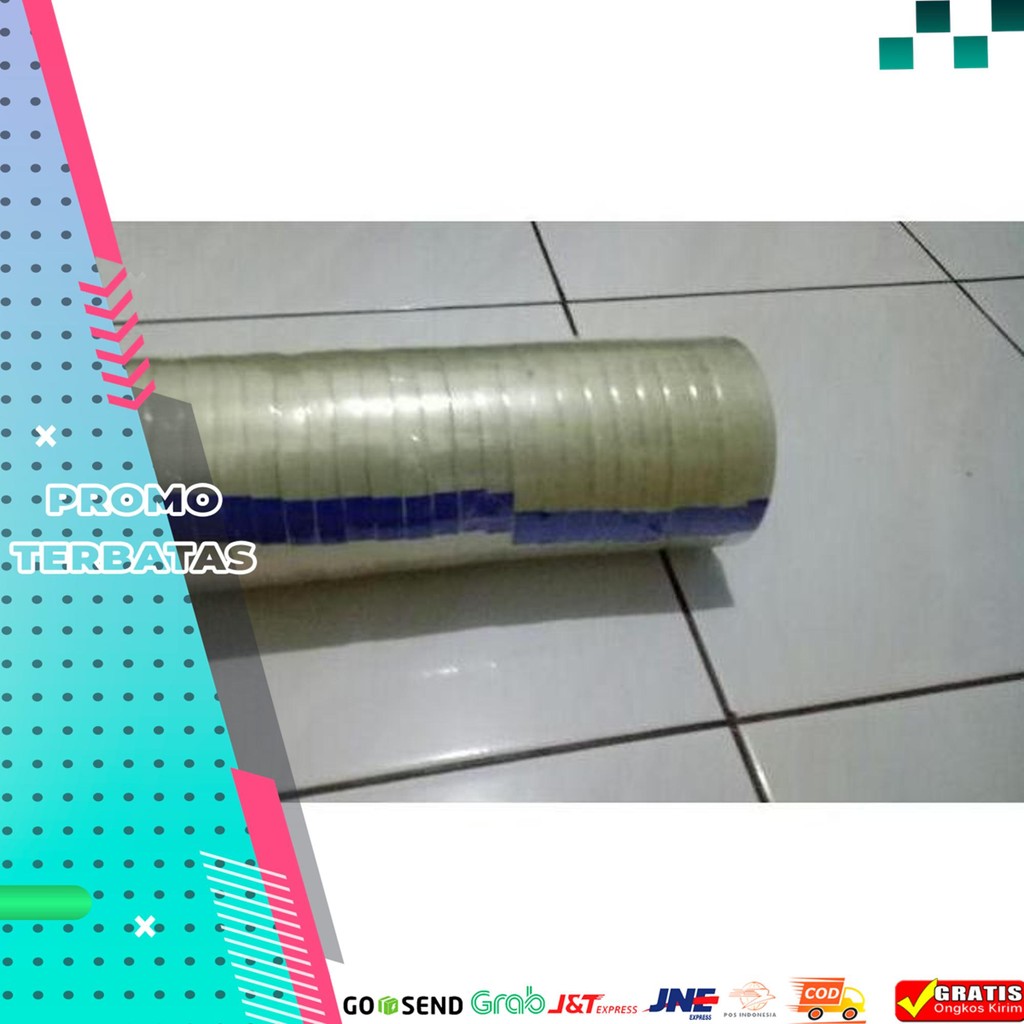 

GROSIR 12 ROLL SELOTIP / ISOLASI / LAKBAN KECIL EKONOMIS 11MM X 20M PEREKAT BENING MURAH TIPIS KUAT SOLATIP