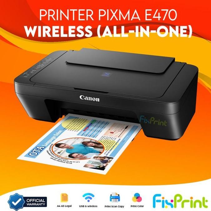 Printer Canon Pixma Ip2770 Ip 2770 Tanpa Cartridge Tinta 810 811 Ori New Stok
