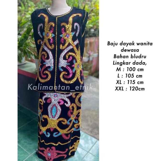 BAJU DAYAK WANITA DEWASA