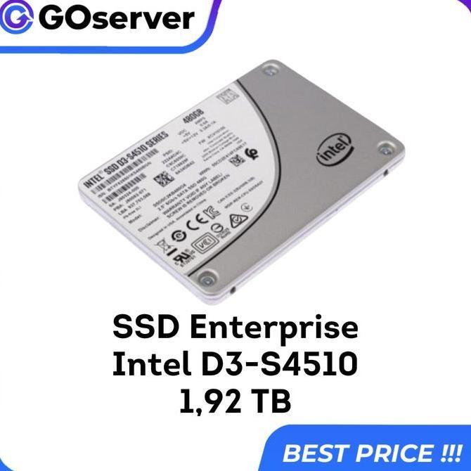 Ssd Enterprise Server Intel D3-S4510 1.92Tb Sata 2.5In 6Gb/S New Stok