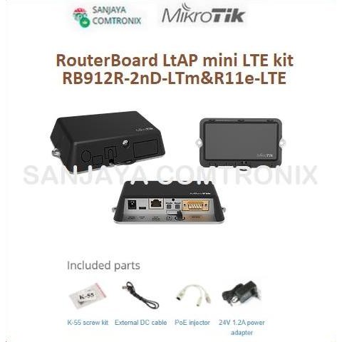 Mikrotik Ltap Mini Lte Kit Routerboard Rb912R-2Nd-Ltm&R11E-Lte New Stok
