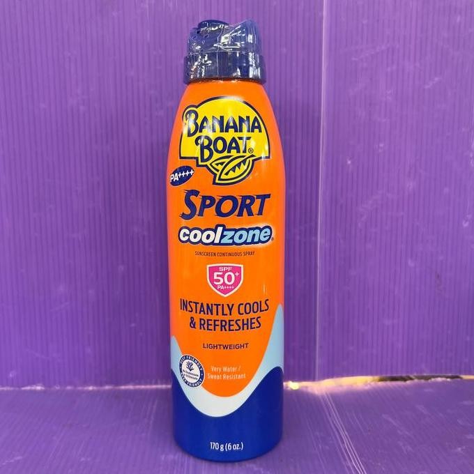 Sunblock Banana Boat Coolzone Spf 50 Sunscreen Spray [terbaik]