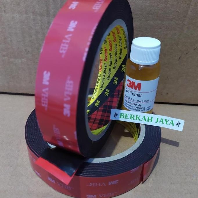

Dabel tip 3m paling kuat + Primer 94 perekat double tape 3M LS