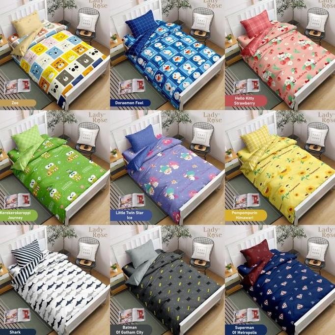 Lady Rose - Bed Cover Single (120x200) Terlaris Pilihan