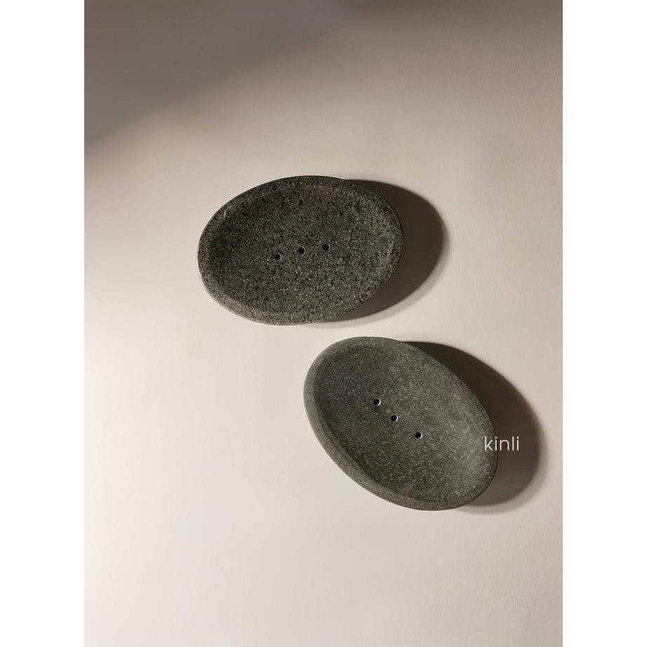 natural river stone soap dish soap holder tempat sabun batu alami