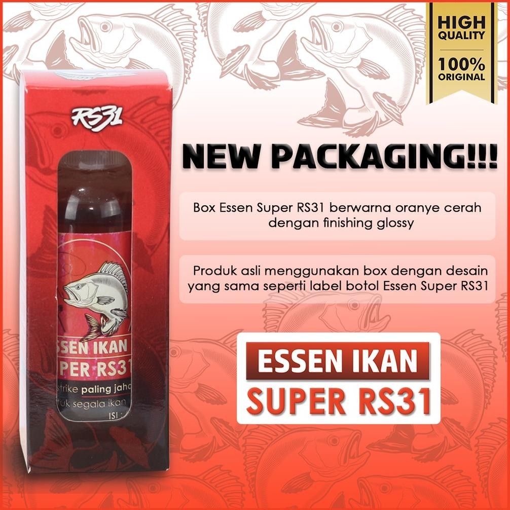 RS31 Essen Ikan Super - Secret Strike Essence Pancing Aroma Wangi Gurih Untuk Ikan Mas, Lele, Tombro