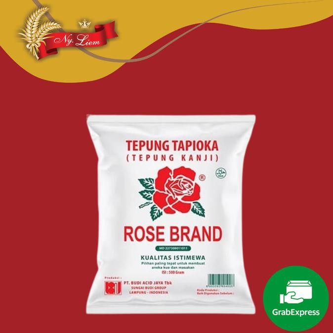 

Grab Tepung Tapioka / Kanji ROSE BRAND 20 x 500 Gram SV13