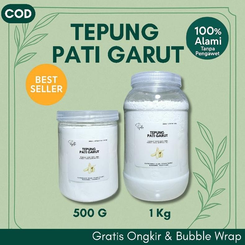

TEPUNG PATI GARUT / PATI ASAM LAMBUNG / ANGKRIK / PATI GARUT / OBAT ASAM LAMBUNG / OBAT MAAG / OBAT GERD BERAT BERSIH 1 KG 500 GRAM SV13