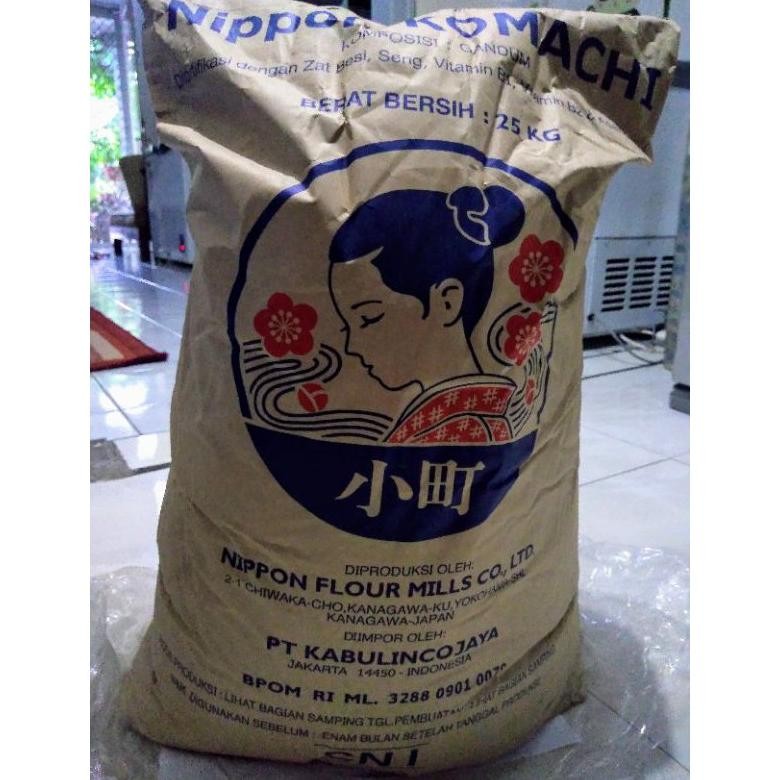 

Tepung Komachi /tepung terigu protein tinggi / Nippon Komachi 1kg repack SV13