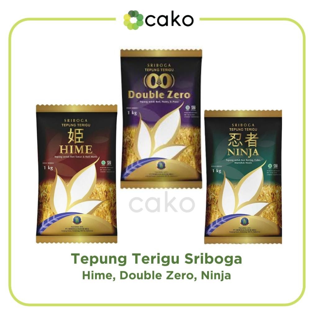 

Tepung Terigu Sriboga 1kg / Hime, Ninja, Double Zero SV13