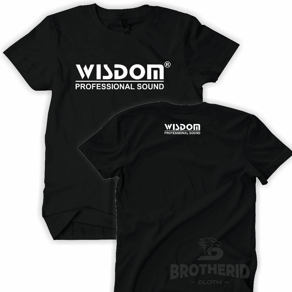 Promo Kaos Wisdom Profesional Audio Baju Operator Sound System Original