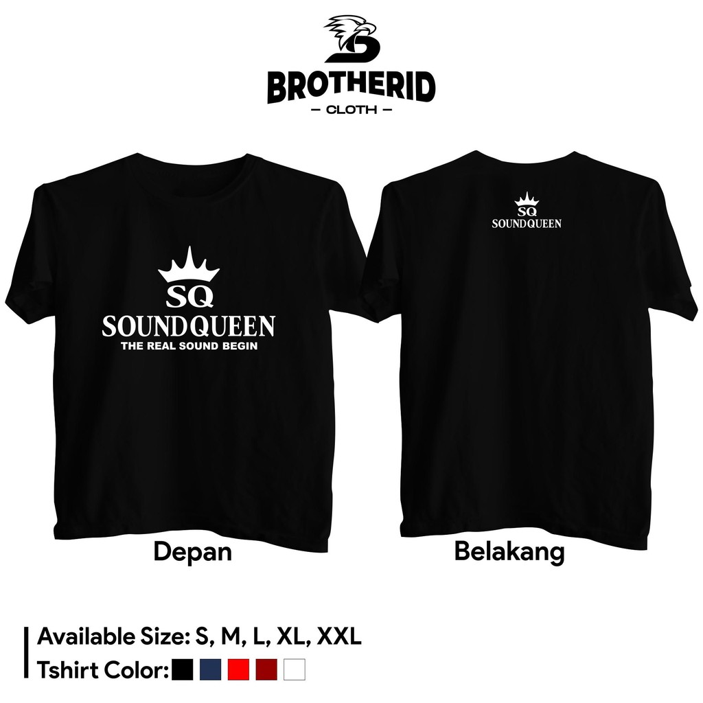 Promo Kaos Soundqueen V2 Baju Operator Audio Sound System Profesional Sistem Queen